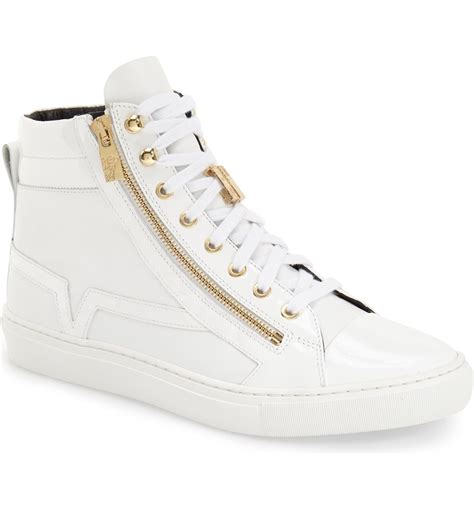 versace sneakers amazon|Versace zipped high top sneakers.